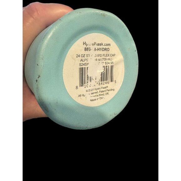 Hydro Flask 24oz Standard Mouth . Teal. 2 Stickers Can Be Removed. Needs Handle. - Picture 14 of 14